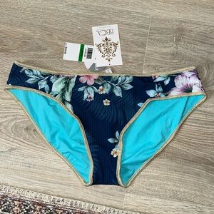 BECCA - Reversible Floral Bikini Bottoms - Large - NWT
